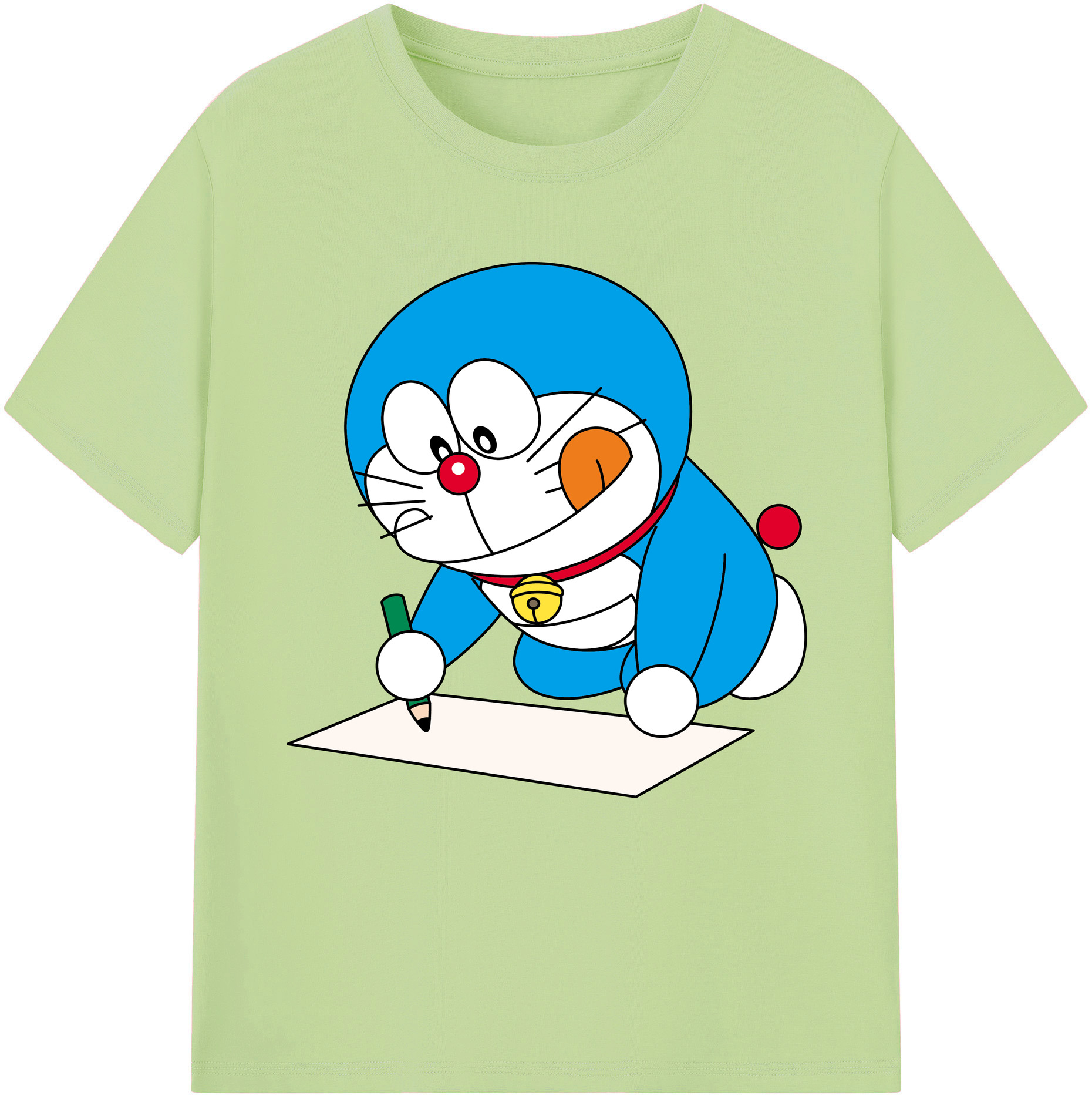 （画像用） ドラえもん Doraemon 綿100％半袖Tシャツ（フロントプリント）